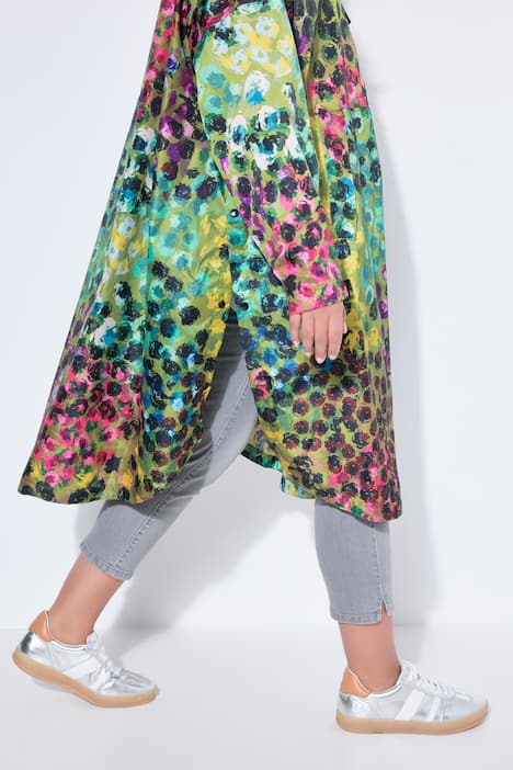 Mantella funzionale e unisex da pioggia con stampa e cappuccio