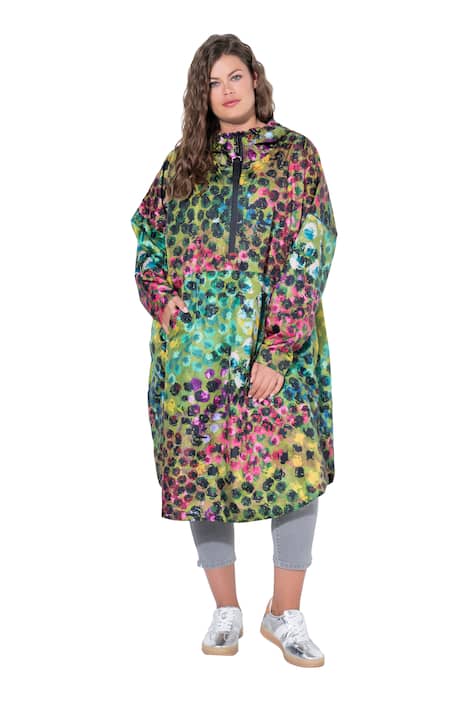 funkční pláštěnka do deště, unisex, potisk, kapuce