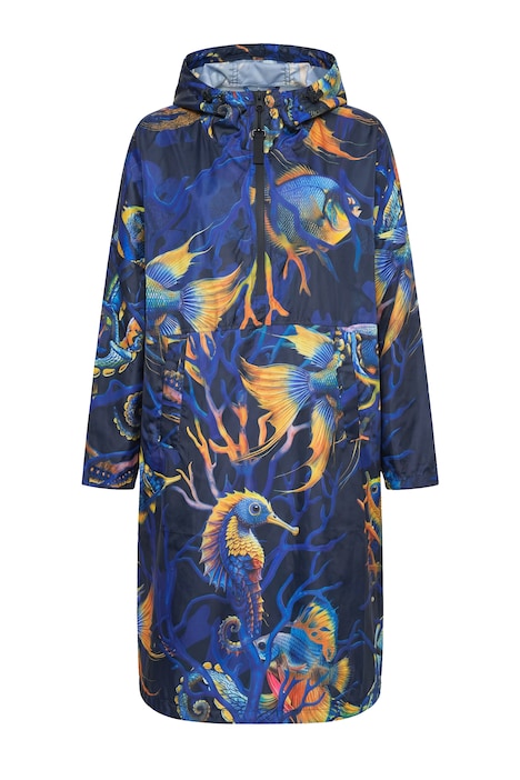 funkční pláštěnka do deště, unisex, potisk, kapuce