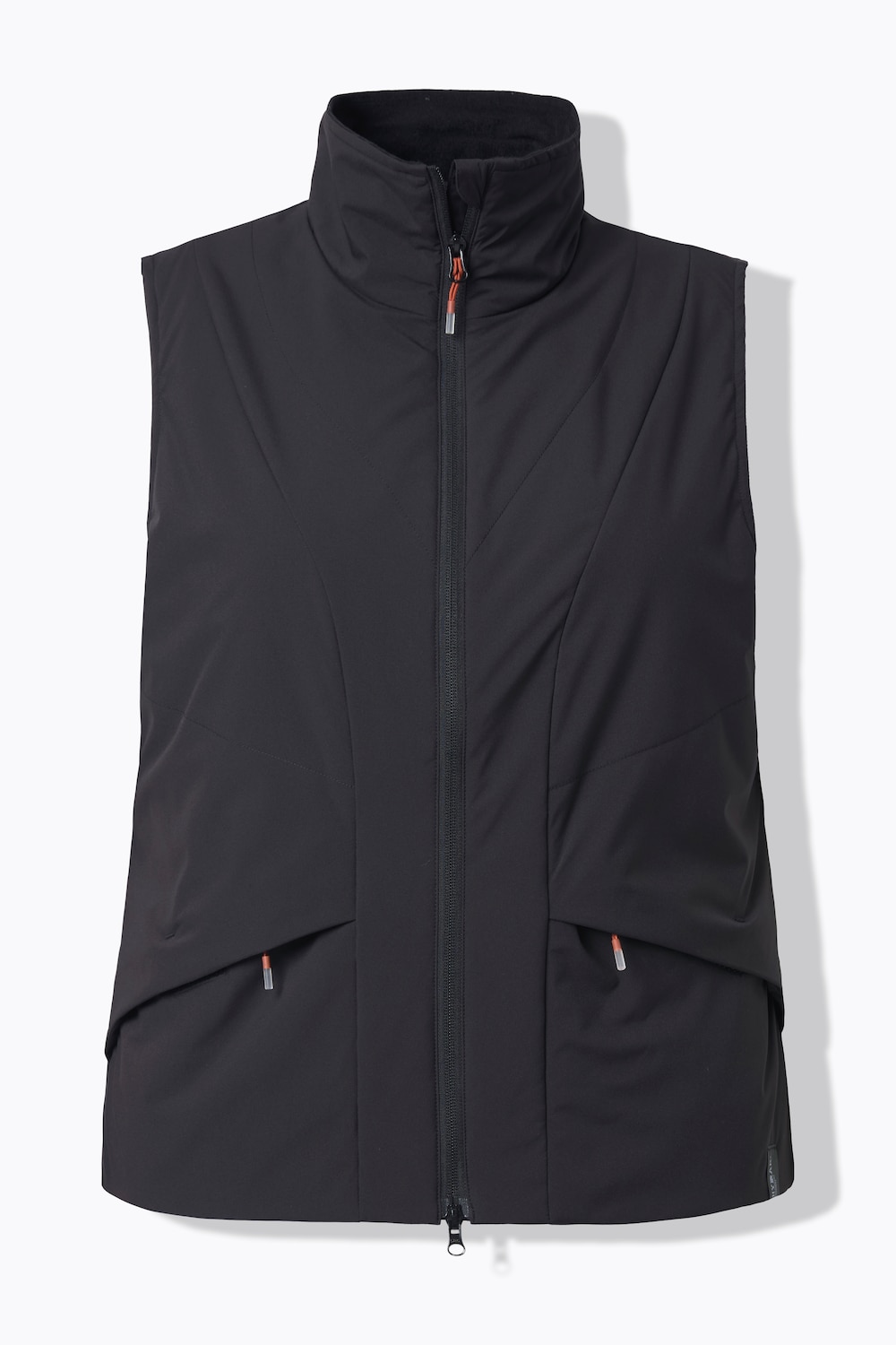 Stora storlekar Quiltad funktionsväst, Dam, svart, storlek: 42/44, Polyester, Ulla Popken