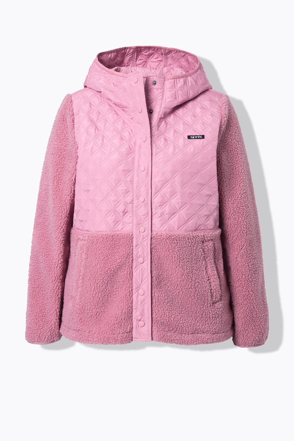 Stora storlekar Fleecejacka, Dam, rosa, storlek: 54/56, Polyester, Ulla Popken