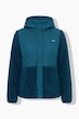 Fleecejacke, Stepp, Kapuze, Druckknöpfe