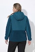 Fleecejacke, Stepp, Kapuze, Druckknöpfe