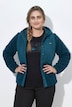 Fleecejacke, Stepp, Kapuze, Druckknöpfe