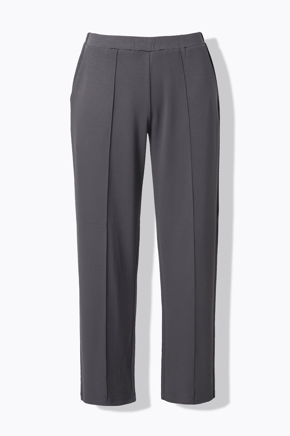 Stora storlekar Byxa Mary, Dam, grå, storlek: 62/64, Viskos/Polyester, Ulla Popken