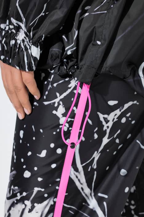 Tekninen, pään yli puettava lifestyle-pusakka