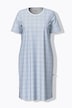 Nachthemd, Muster, Rundhalsausschnitt, Halbarm