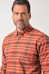 Koszula w kratę JP1880, długi rękaw, kołnierzyk z guzikami, nowoczesny krój, do rozm. 8 XL