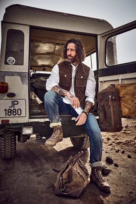 JP1880 Hemd, Langarm, Buttondown-Kragen, florales Muster, Modern Fit, bis 8 XL