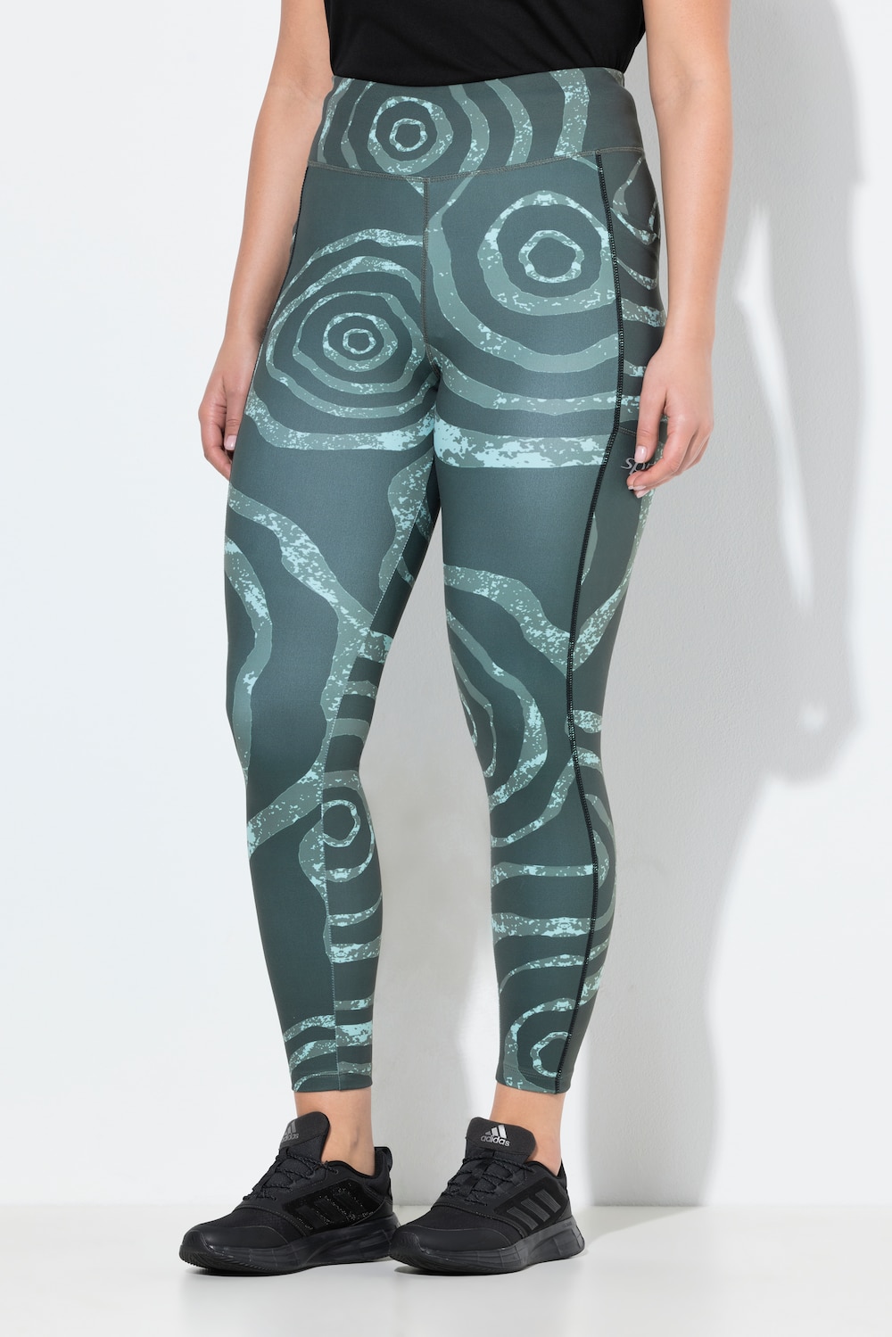 Große Größen Sport-Leggings, Damen, braun, Größe: 58/60, Elasthan, Ulla Popken