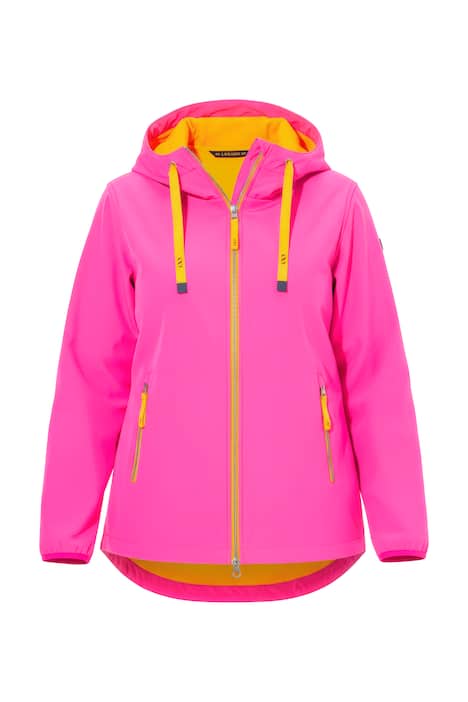 softshellová bunda s kapucí