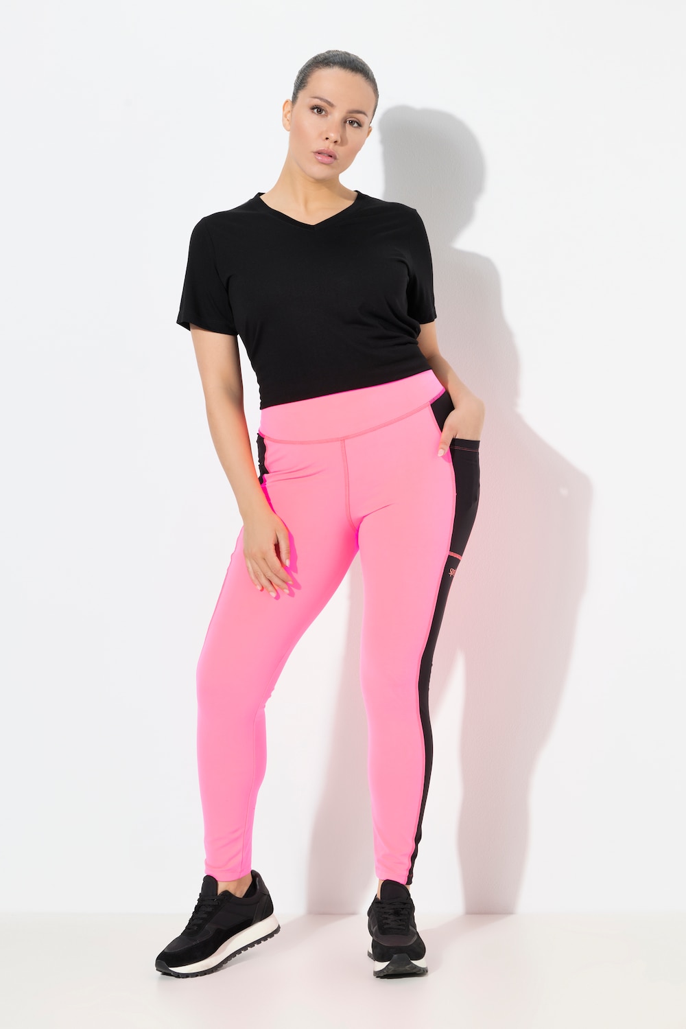 Sport-Leggings, schnelltrocknend, Taschen, recycelt