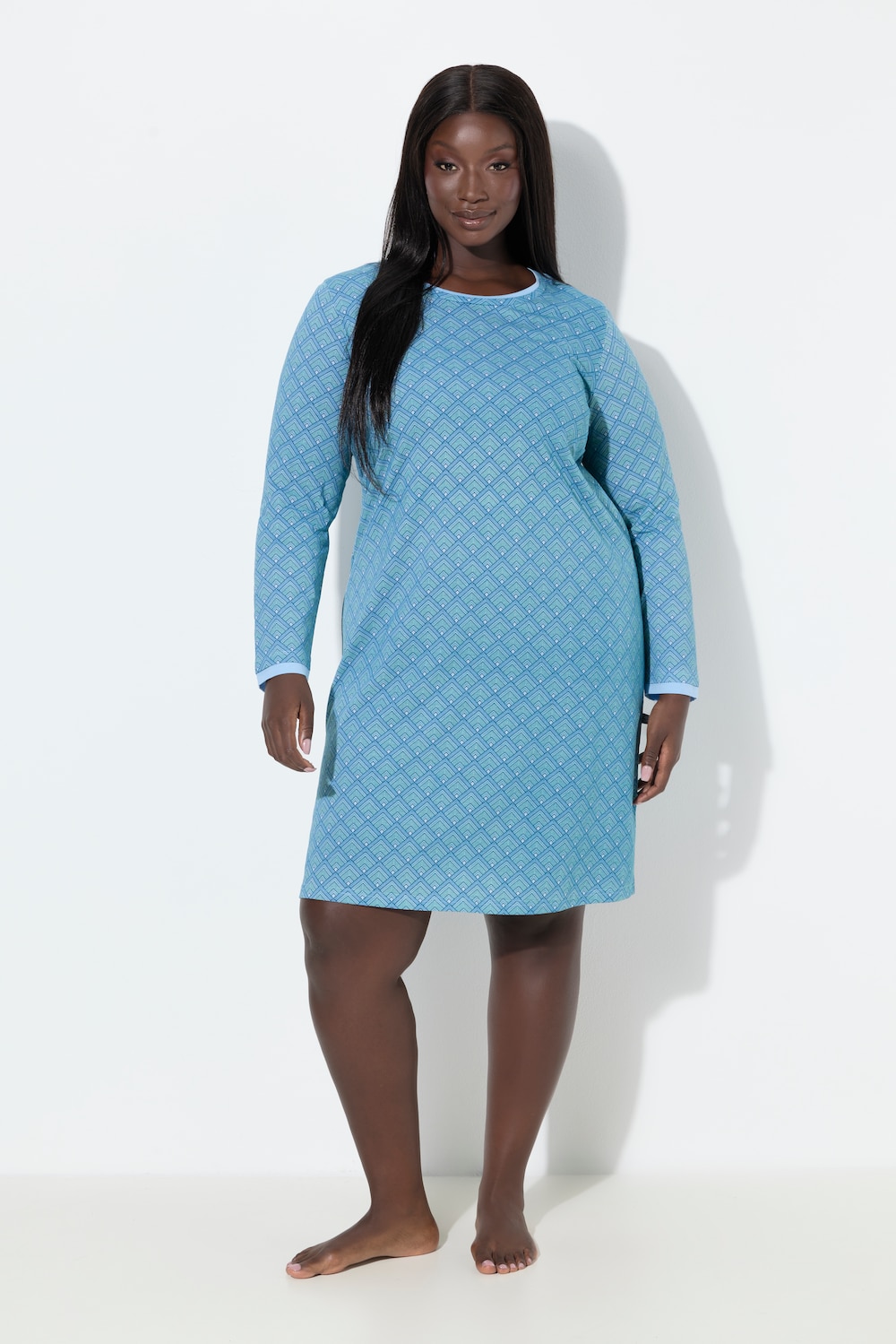 Bigshirts, 2er-Pack, Muster, Rundhals, 3/4-Arm