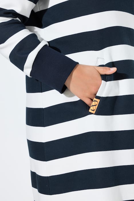 Robe à capuche en molleton, label OEKO-TEX