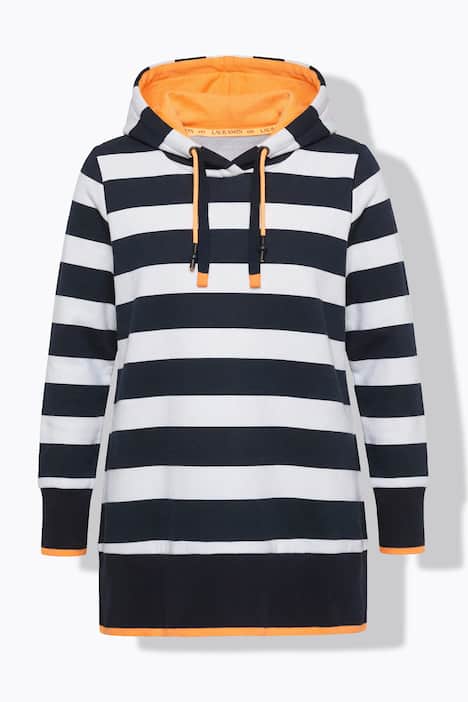 Sweatshirt mit Ringel, Kapuze,OEKOTEX