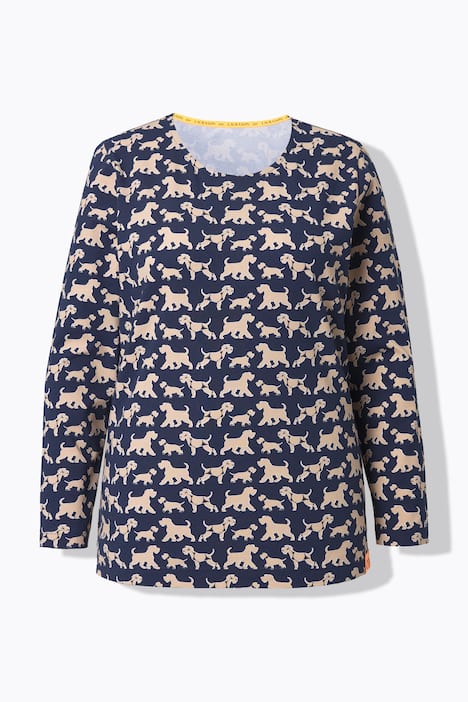 Shirt, lange mouwen, ronde hals, OEKO-TEX