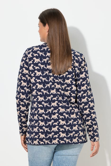 Shirt, lange mouwen, ronde hals, OEKO-TEX