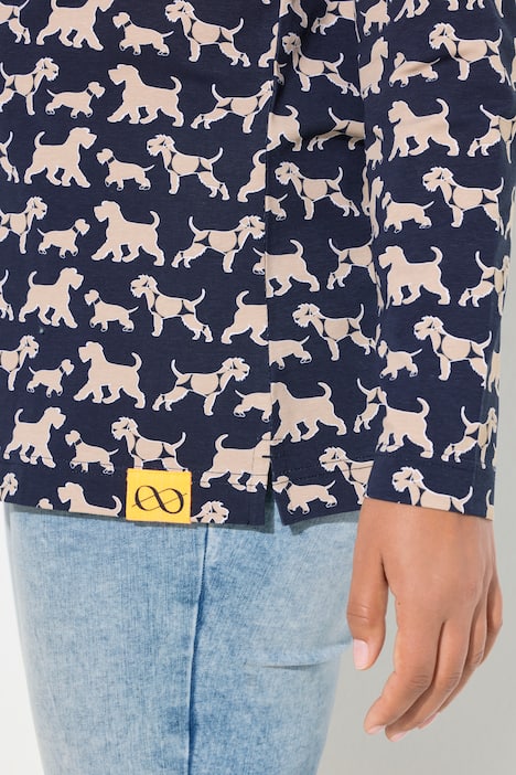 Shirt, lange mouwen, ronde hals, OEKO-TEX