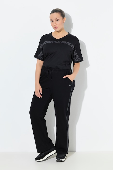 Jogginghose, Ottoman, weites Bein, Reflektor, Elastikbund