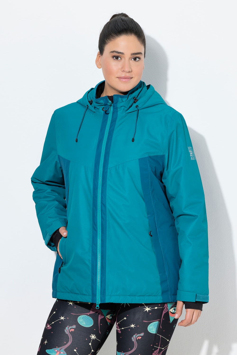 Große Größen HYPRAR Funktionsjacke, Damen, türkis, Größe: 50/52, Polyester, Ulla Popken
