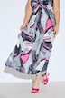 Jersey-Maxikleid, Muster, Drapierung