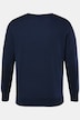 JP1880 Pullover, leichter Feinstrick, Badge, Rundhalsausschnitt, bis 7 XL