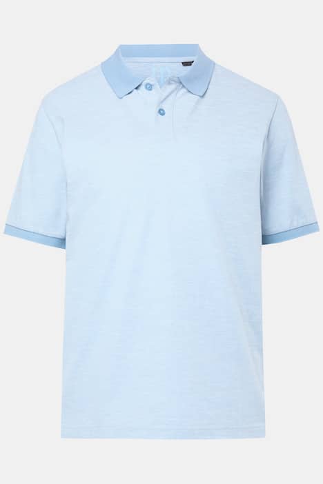 JP1880 Poloshirt, Halbarm, Melange-Piqué, bis 8 XL