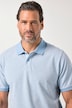 JP1880 Poloshirt, Halbarm, Melange-Piqué, bis 8 XL