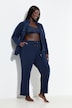 Loungwear-Hose, Fleece, Elastikbund, recycelt