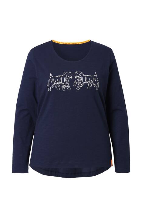 Tričko, dlouhé rukávy, kulatý výstřih, OEKO-TEX