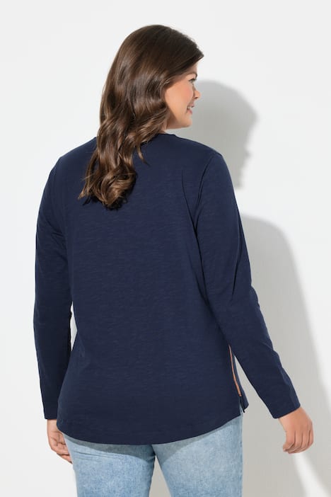 Shirt,Langarm,Rundhalsausschnitt,OEKO-TEX