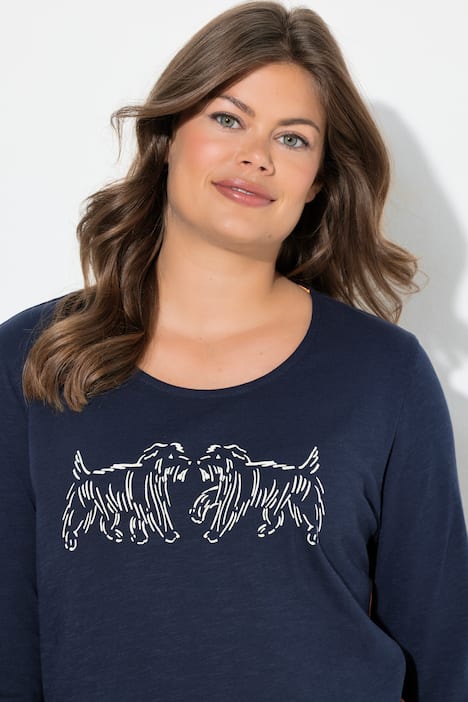 Shirt,Langarm,Rundhalsausschnitt,OEKO-TEX