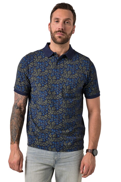 Polokošile, krátké rukávy, piké, potisk na hrudi, vintage vzhled, do 8XL