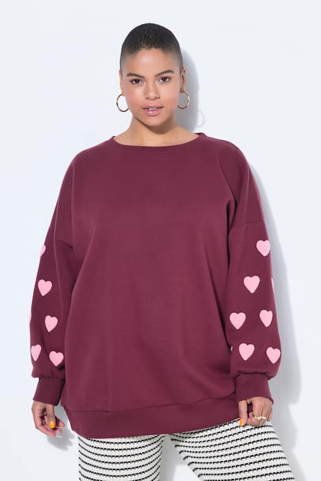 Sweatshirt, extra oversized, Ärmel-Hearts