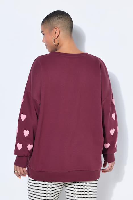 Sweatshirt, extra oversized, Ärmel-Hearts