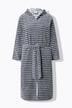 Nicky-badjas, strepen, capuchon, strikceintuur, lange mouw