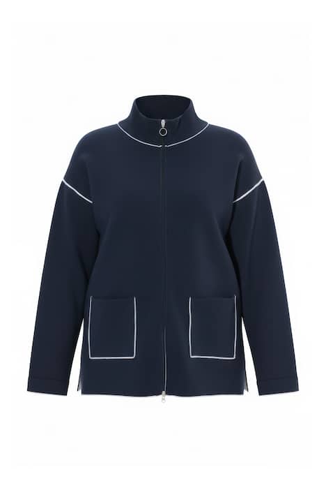 Oboustranný pletený kardigan na zip