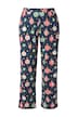 Pyžamové kalhoty, motiv vánočních ozdob, kapsy, biobavlna