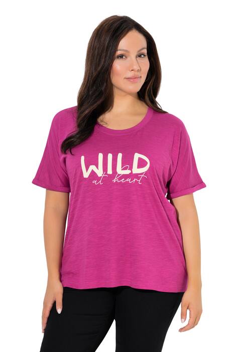 Tričko, Wild at heart, oversize, kulatý výstřih, krátké rukávy