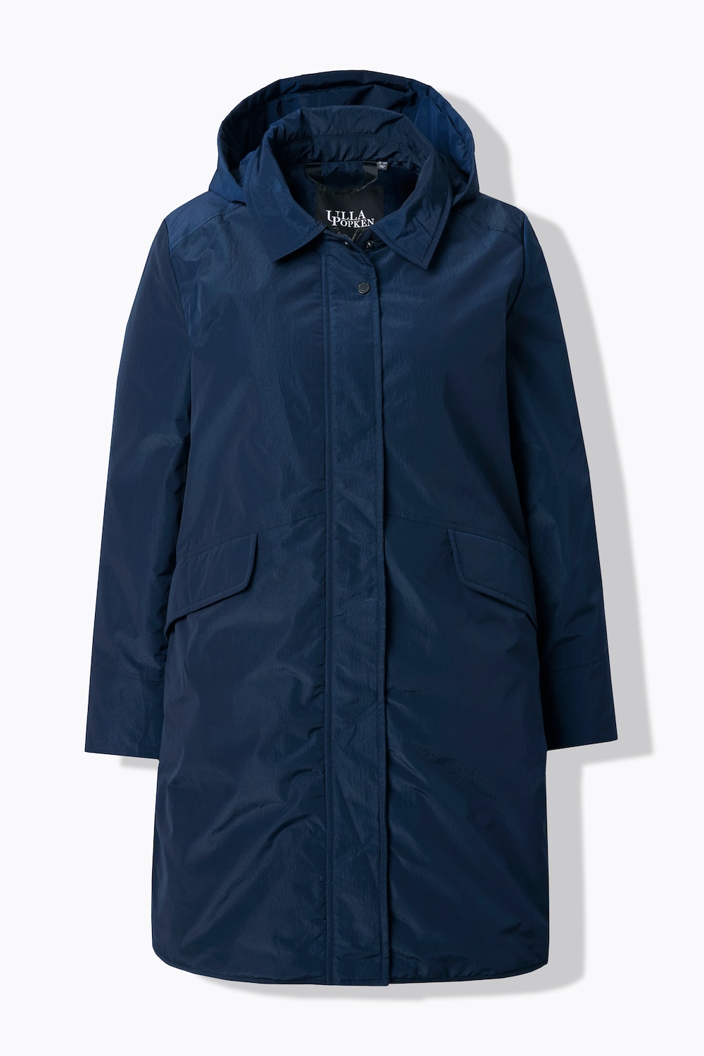 Stora storlekar HYPRAR Funktionsparkas, Dam, blå, storlek: 54/56, Polyester, Ulla Popken