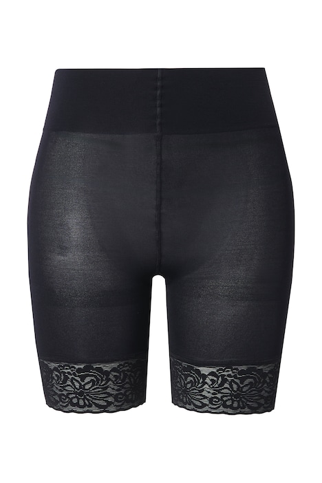 Přiléhavé cyklistické šortky, krajkový lem, ochrana stehen