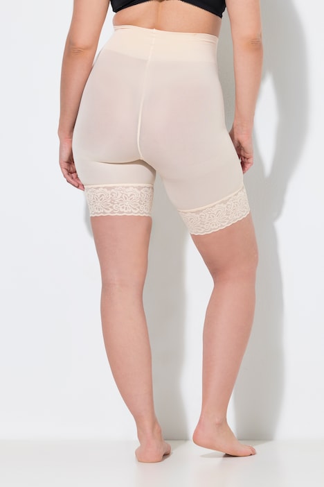 Lace Trim Stretch-Fit Bike Shorts