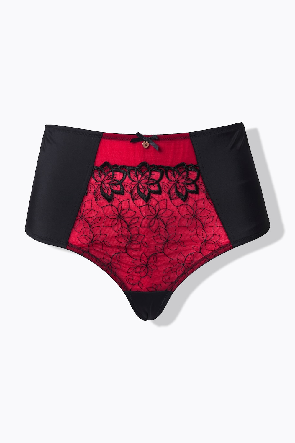 Stora storlekar Stringtrosa, Dam, röd, storlek: 54/56, Bomull/Syntetfibrer/Polyester, Ulla Popken