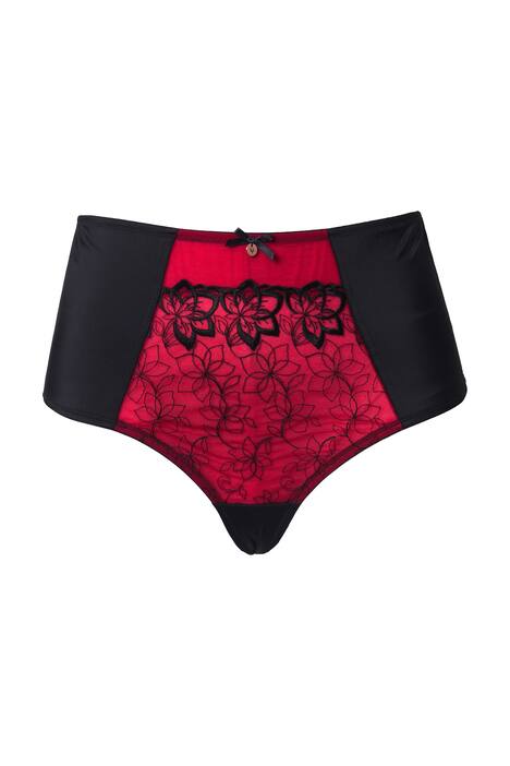 Tanga kalhotky, výšivka, mikrovlákno