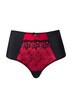 Tanga kalhotky, výšivka, mikrovlákno