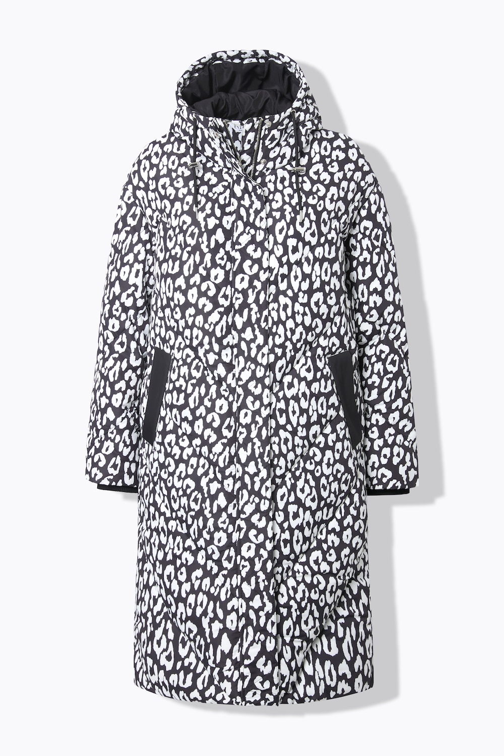 Stora storlekar Quiltad kappa, Dam, svart, storlek: 54/56, Polyester, Studio Untold