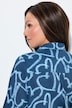 Longbluse, Herzen, Hemdkragen, Langarm