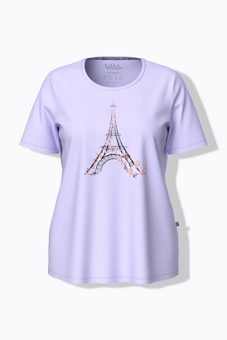 Pyjama, Eiffelturm, Ziersteine, Rundhals, Halbarm