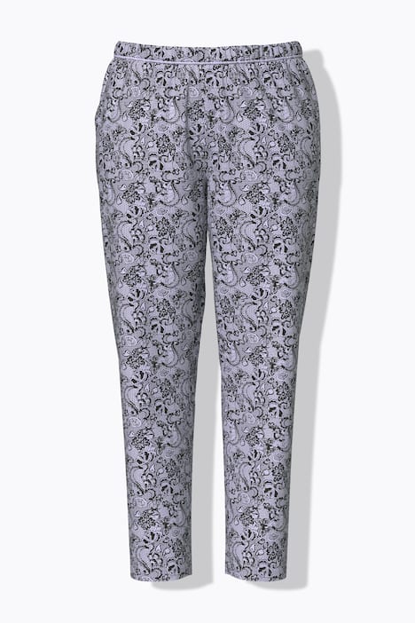 Pyjama, Eiffelturm, Ziersteine, Rundhals, Halbarm