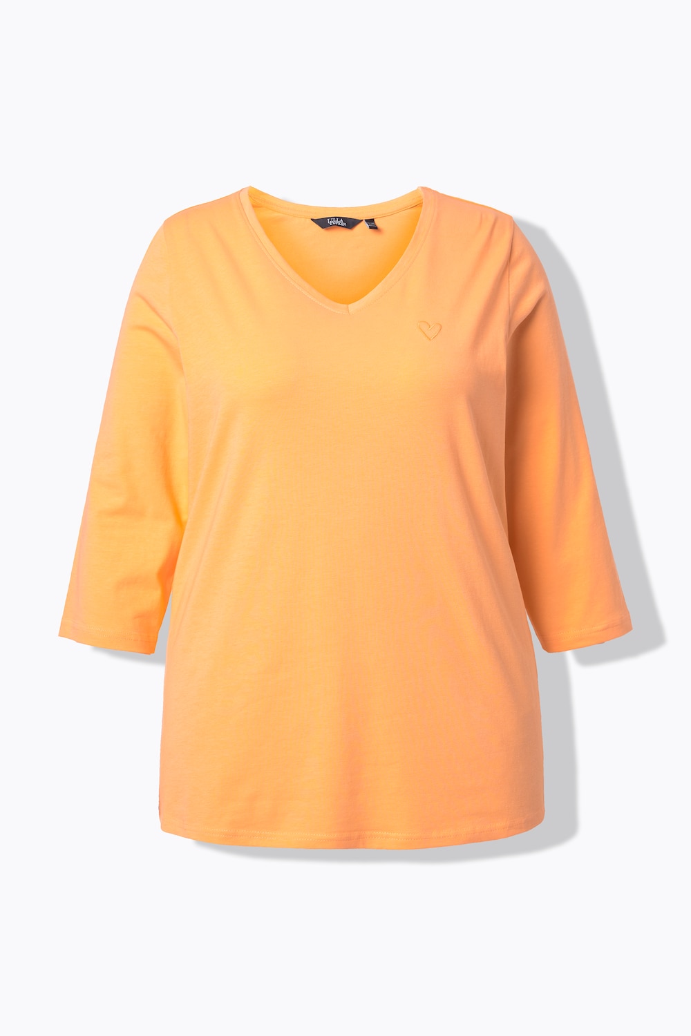 Stora storlekar Topp, Dam, orange, storlek: 58/60, Bomull, Ulla Popken